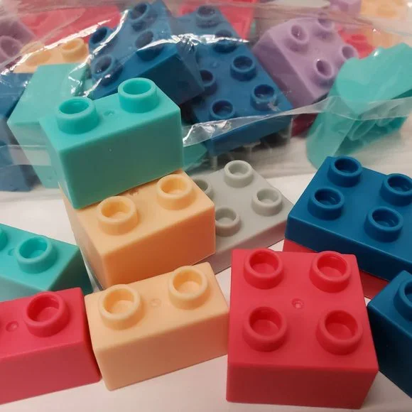 New 48pc Mini Soft Building Bricks - Picture 16 of 16